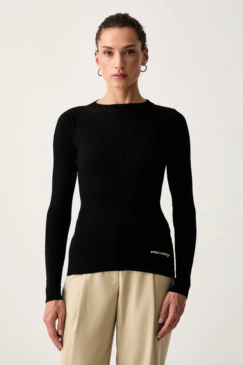 Armani Exchange pulover pentru femei cu vâscoză