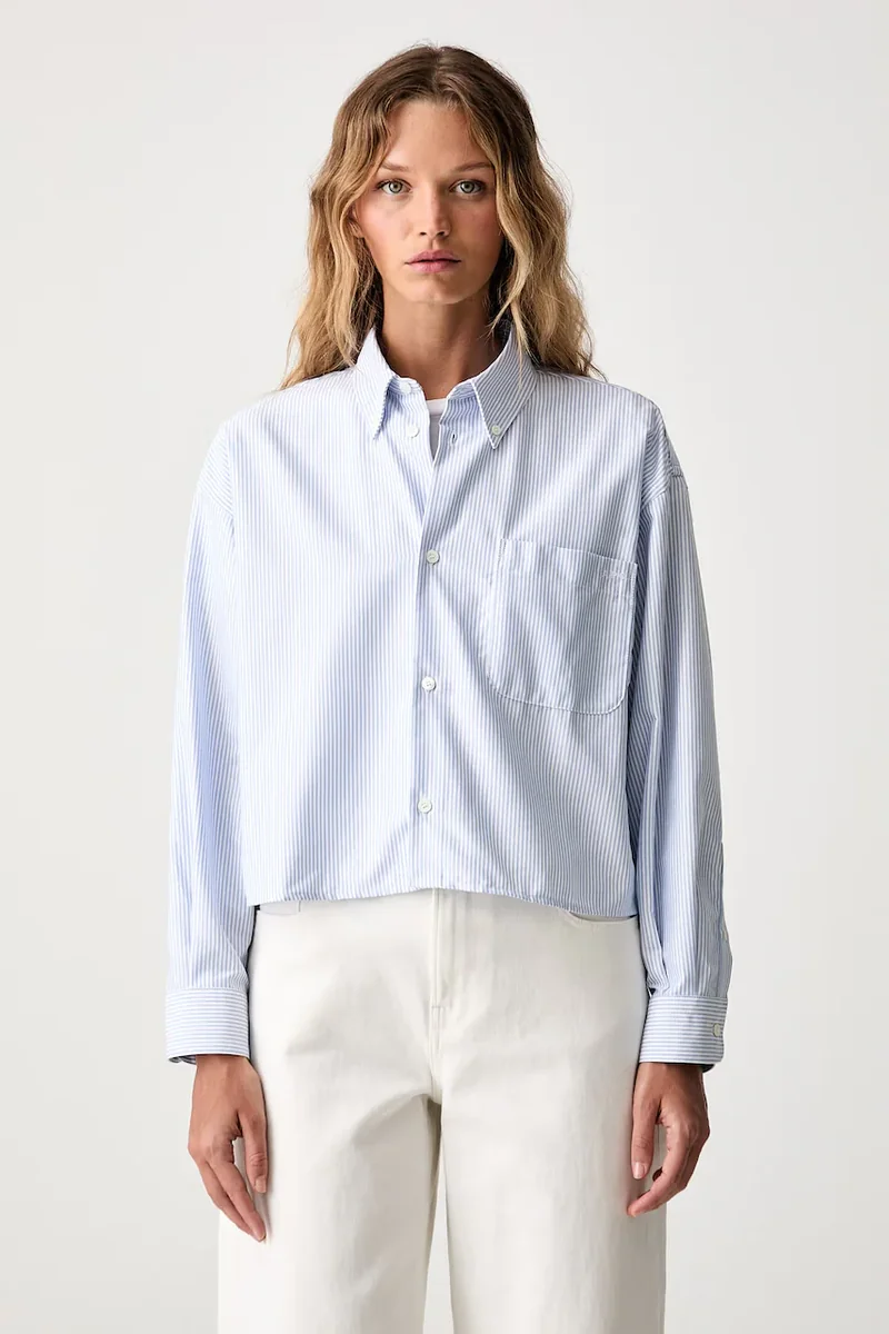 A.P.C. cămașă de damă din bumbac chemise sophia button down logo
