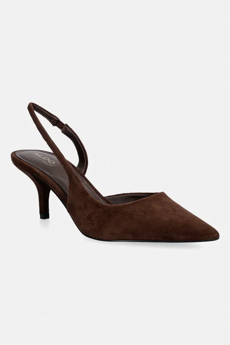 Aldo pantofi cu toc stiletto din piele întoarsă STESSYLOWSLING