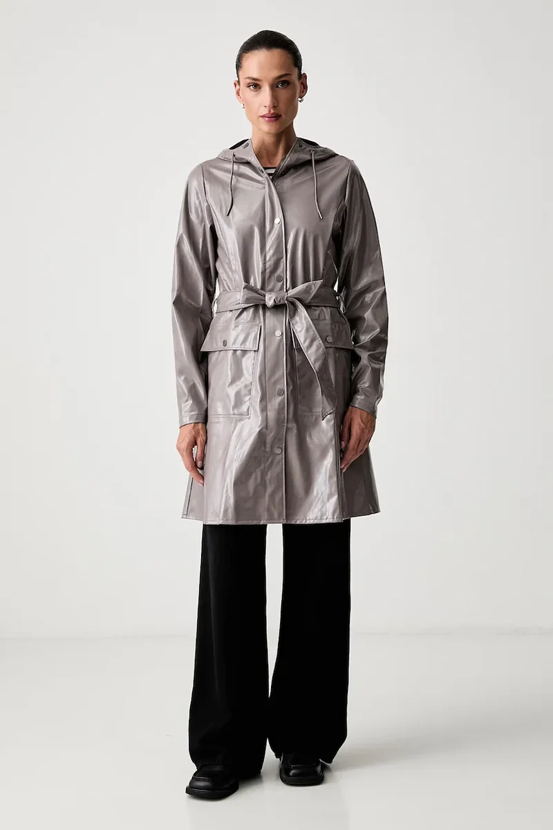 Rains geacă de tranziție pentru femei Curve Long Jacket W3