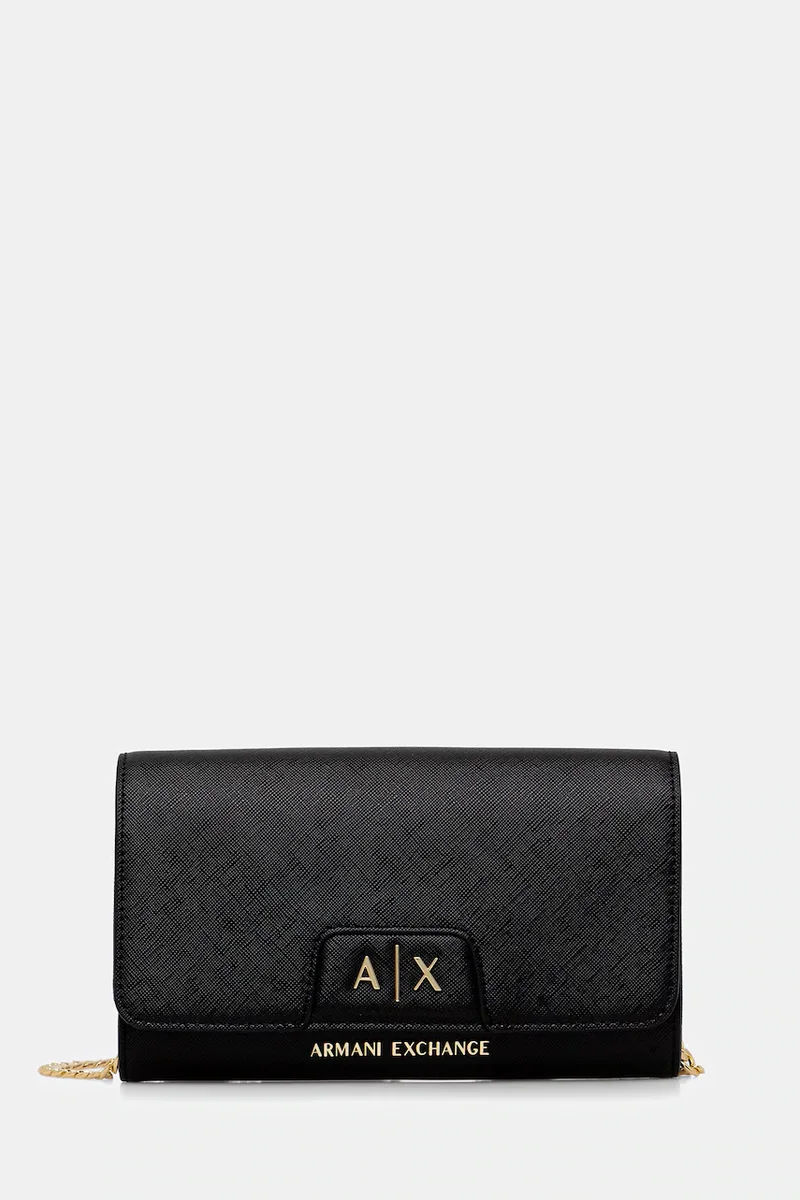 Armani Exchange geantă plic pentru femei cu imitație de piele