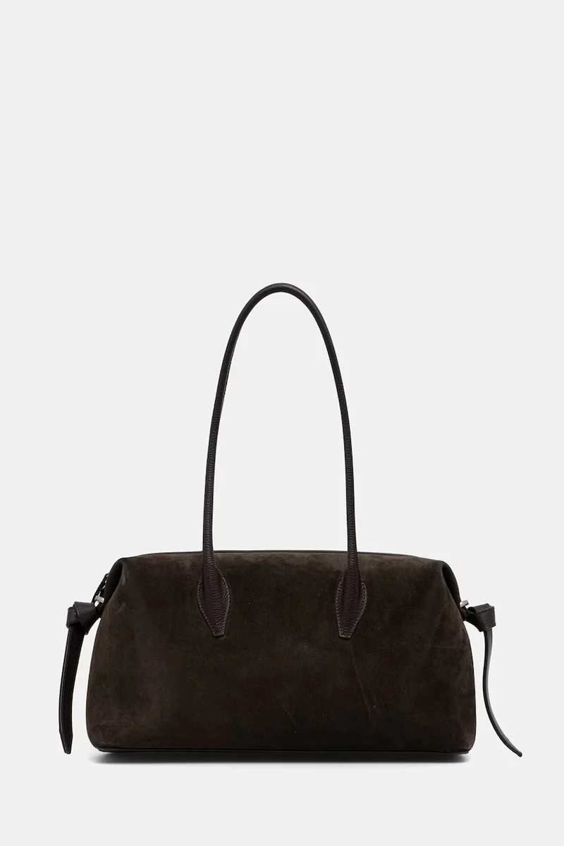 Yuzefi tote bag pentru femei din piele întoarsă BRIOCHE DUFFLE
