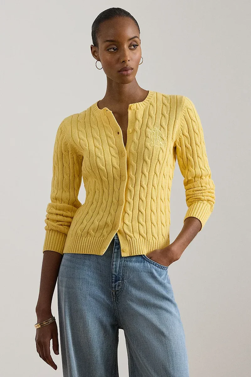 Lauren Ralph Lauren cardigan pentru femei din bumbac