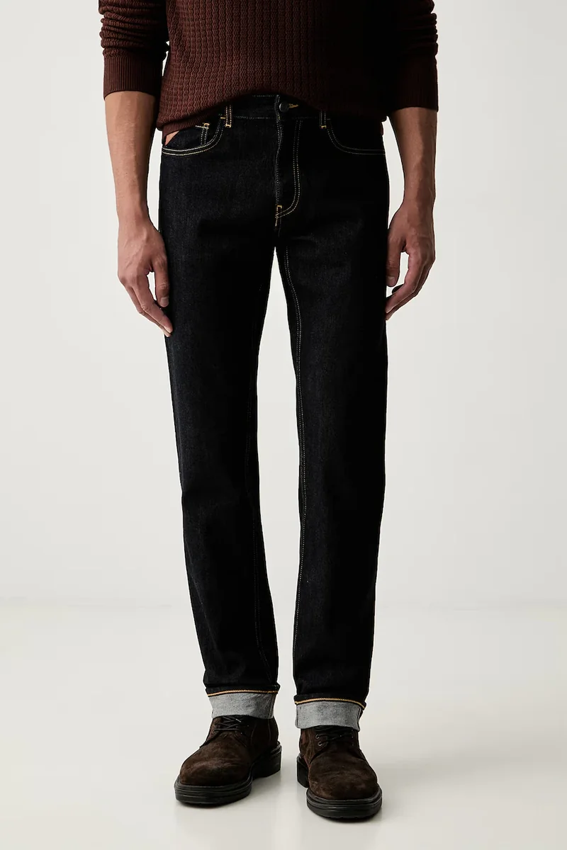 Trussardi blugi straight pentru bărbați