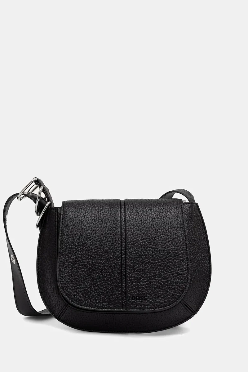 BOSS geantă crossbody pentru femei cu imitație de piele CLARICE SADDLE
