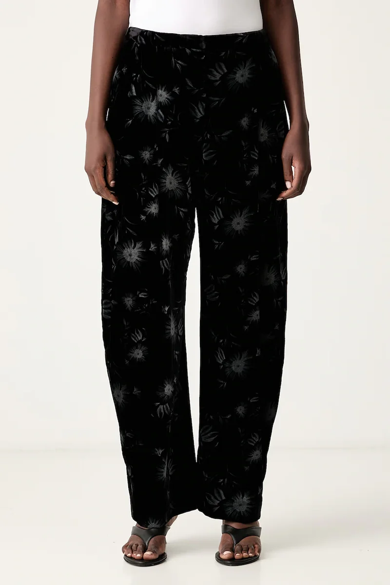 Pinko pantaloni pentru femei din velur
