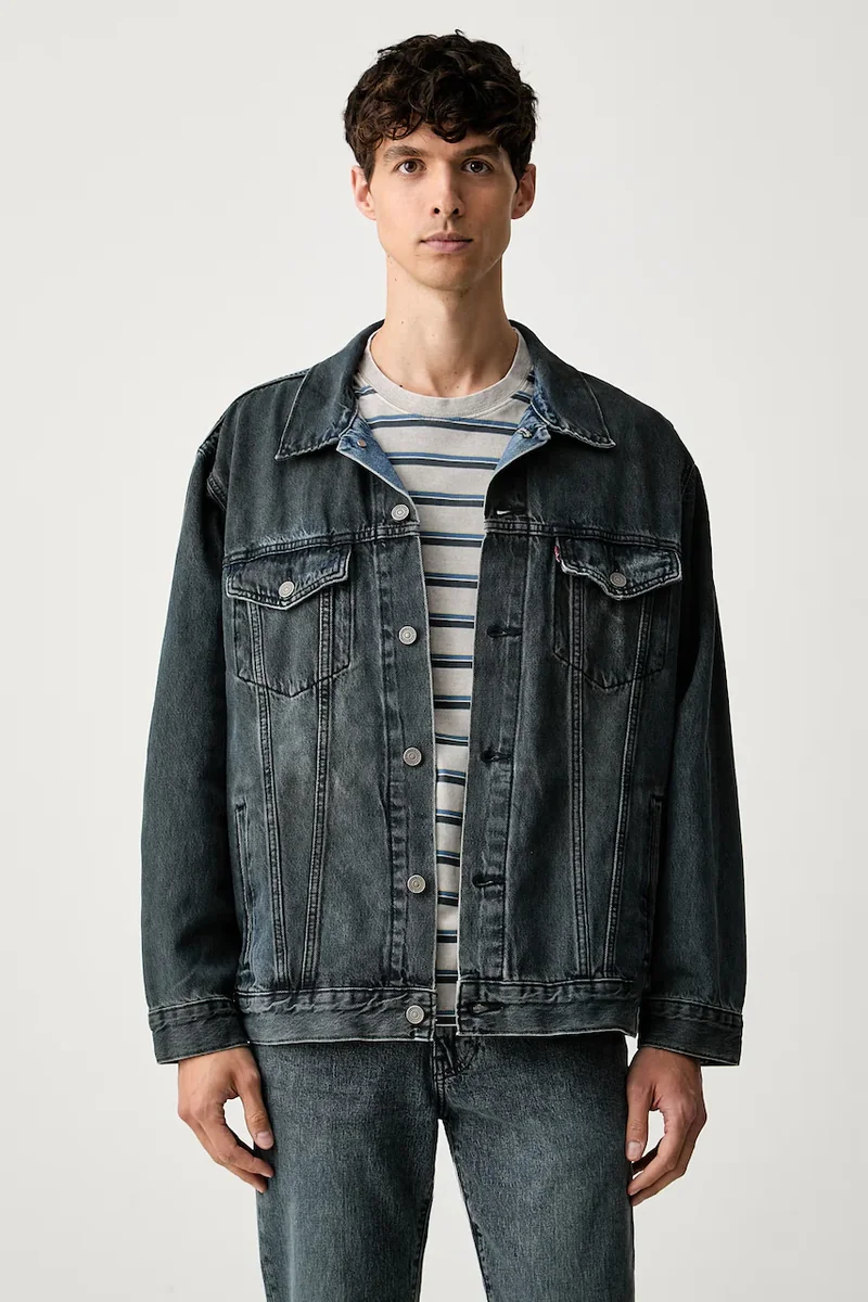 Levi's geacă de blugi pentru bărbați din bumbac RELAXED FIT