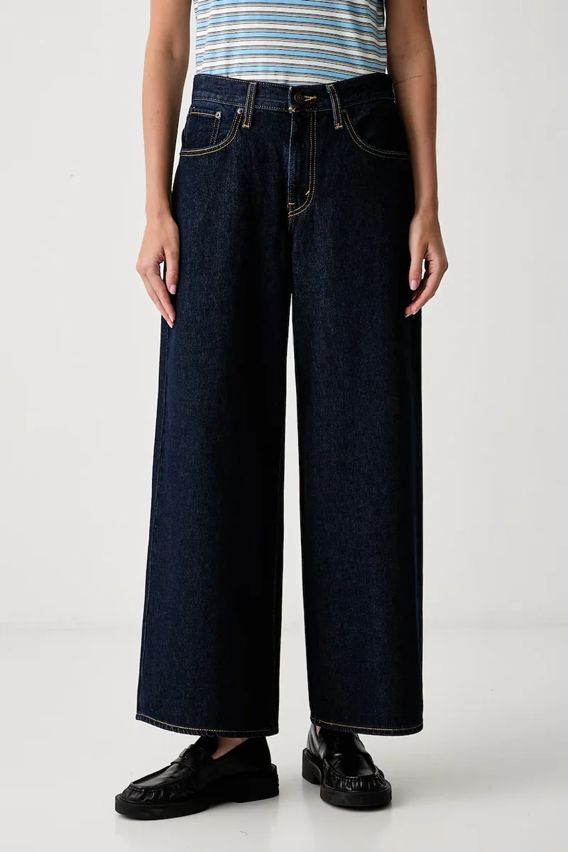 Levi's blugi wide leg pentru femei MIDDY WIDE LEG