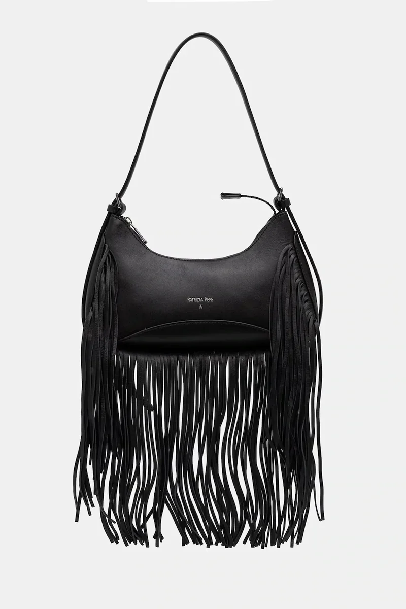 Patrizia Pepe hobo bag pentru femei din piele
