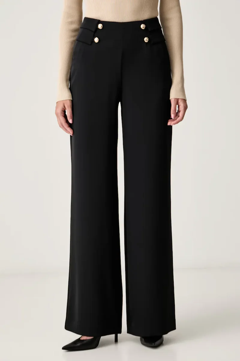 Marciano by Guess pantaloni straight pentru femei WHITNEY