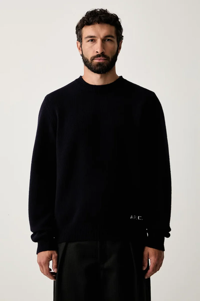 A.P.C. pulover pentru bărbați din lână pull edmond