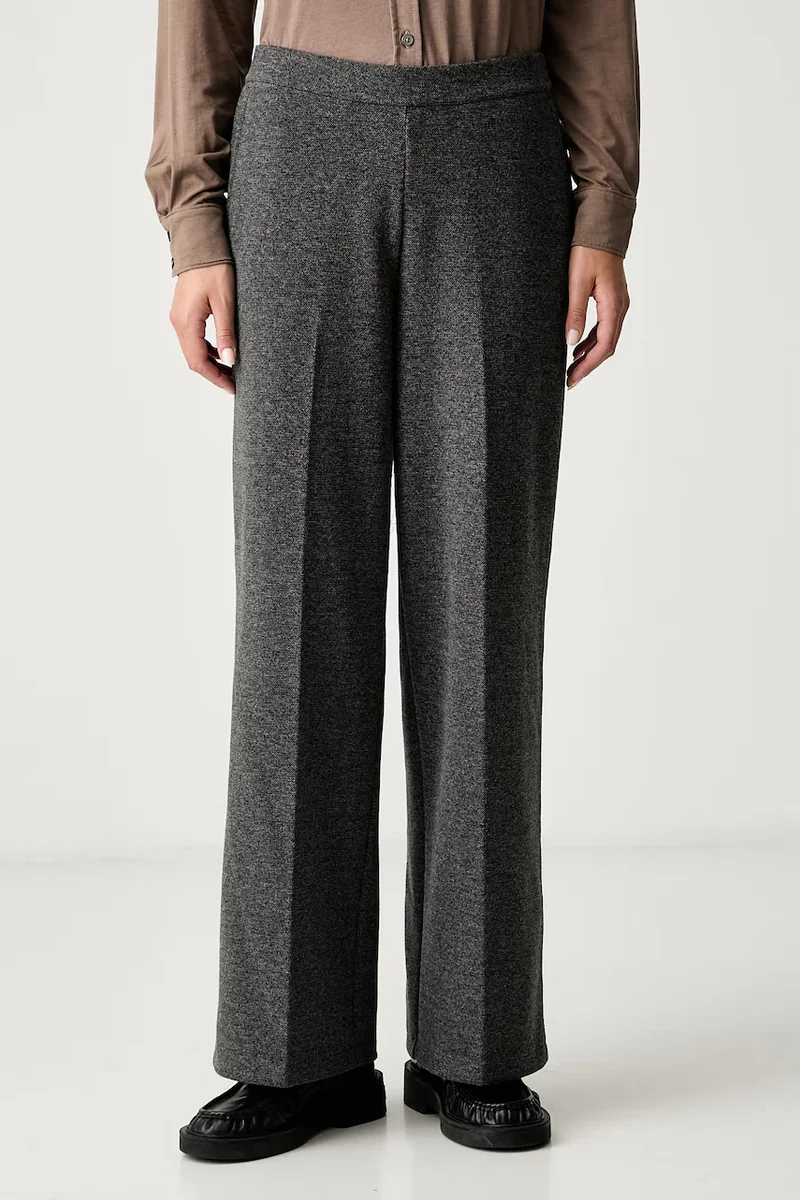Marc O'Polo pantaloni straight pentru femei cu bumbac