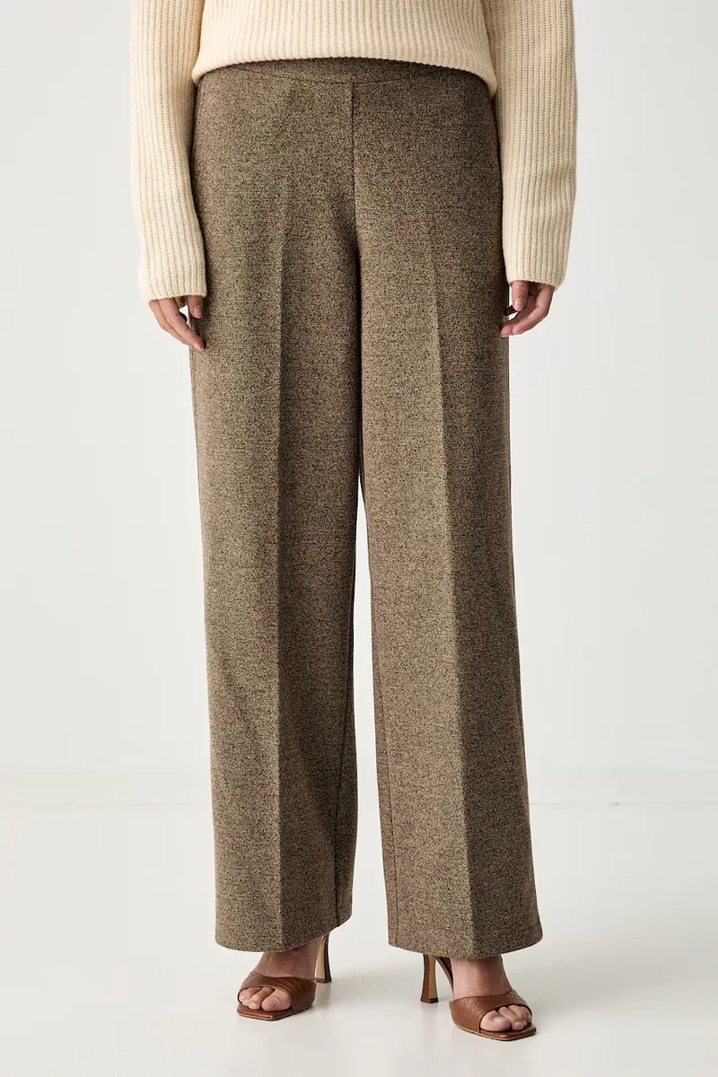 Marc O'Polo pantaloni straight pentru femei cu bumbac