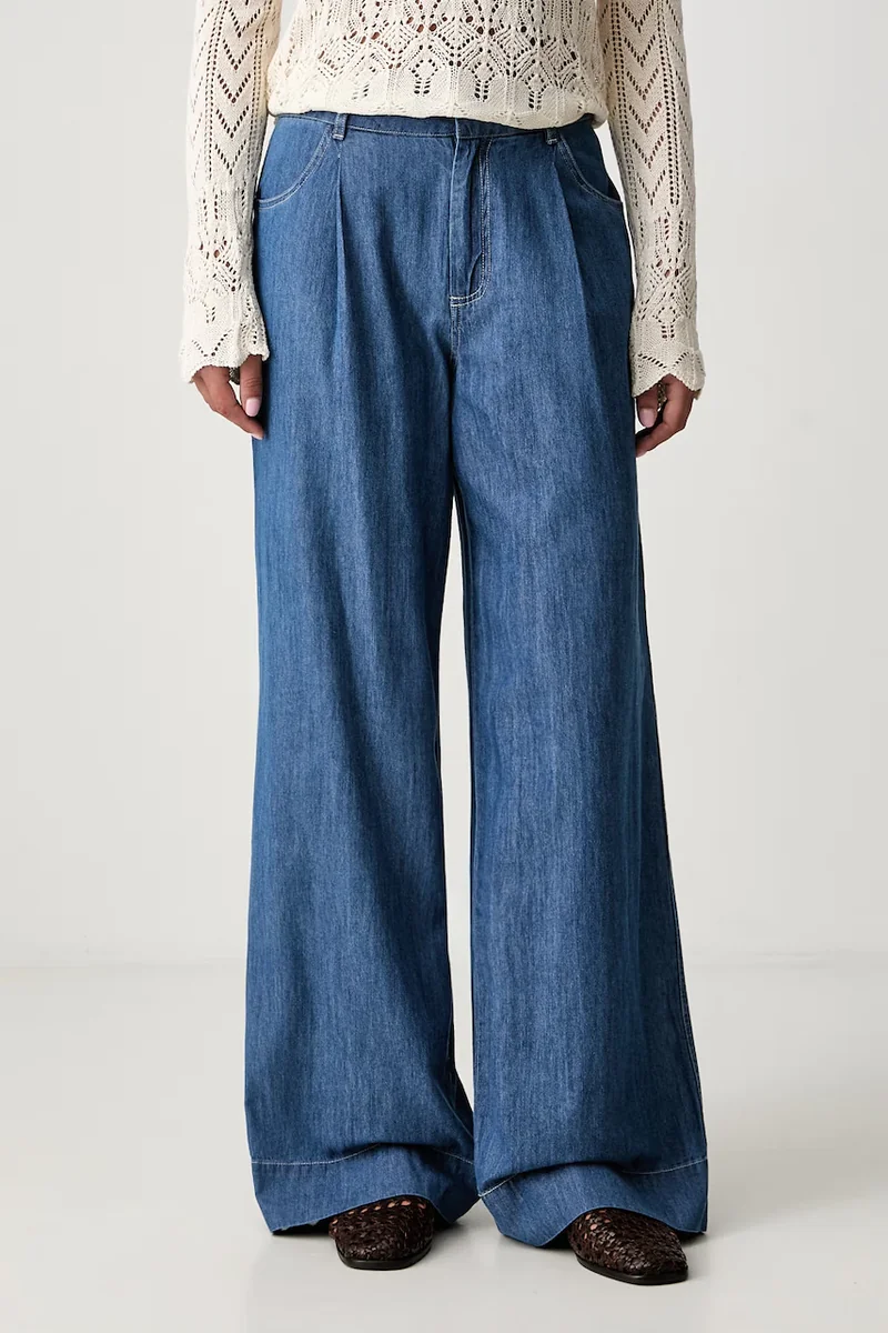 Hoss Intropia blugi wide leg pentru femei