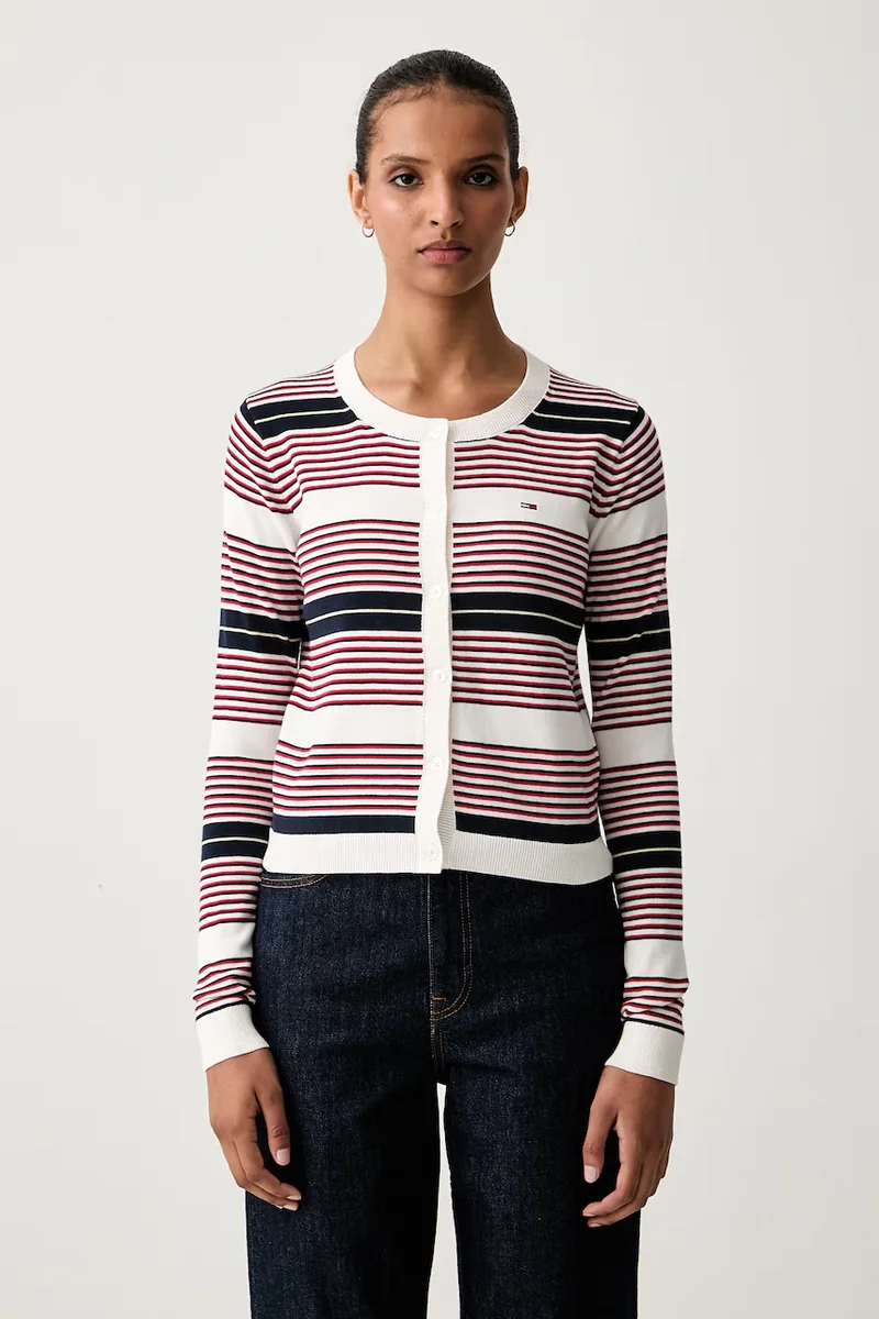 Tommy Jeans cardigan pentru femei din bumbac
