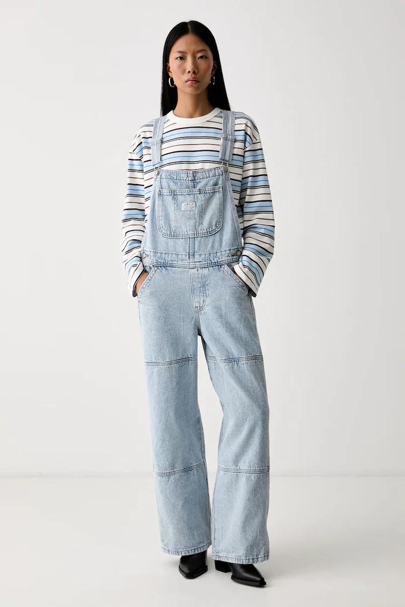 Levi's salopetă din denim pentru femei UTILITY OVERALL H226