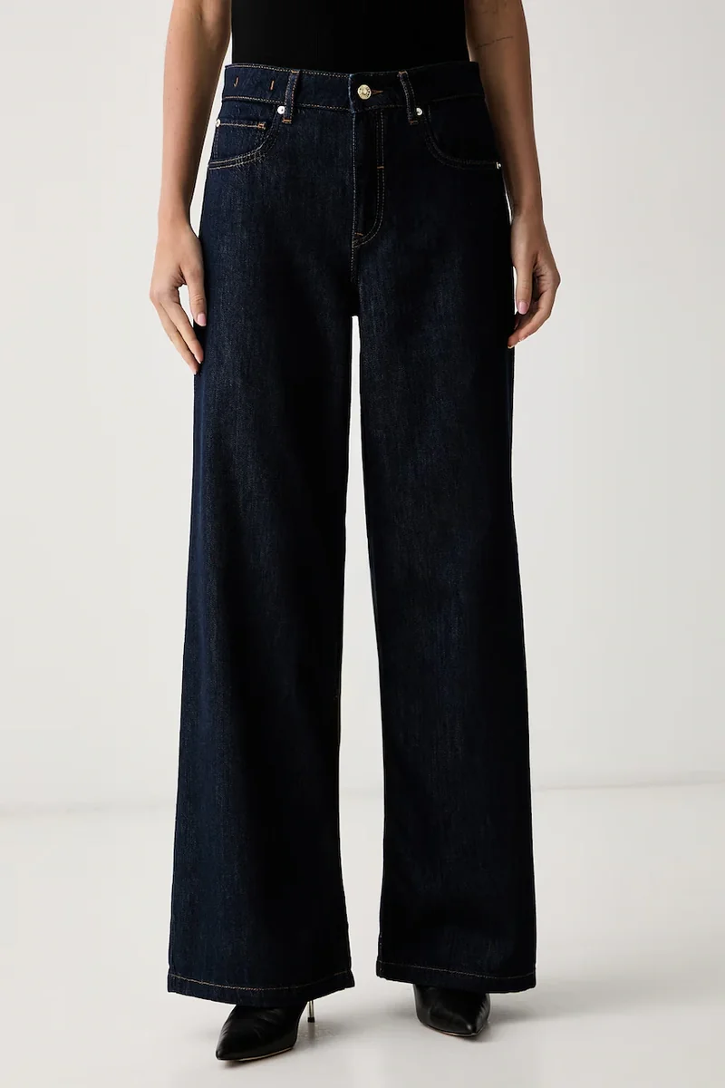 iBlues blugi wide leg pentru femei IBLNINABLUE