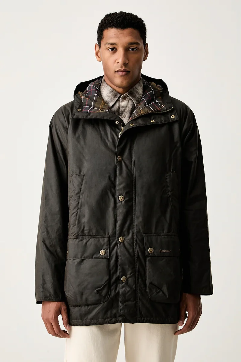 Barbour parka pentru bărbați din cerut Bedale