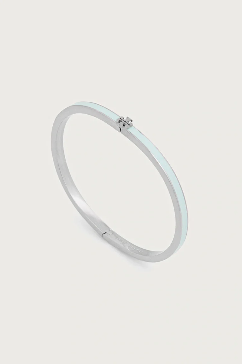 Tory Burch brățară pentru femei din alamă emailată Thin Icon