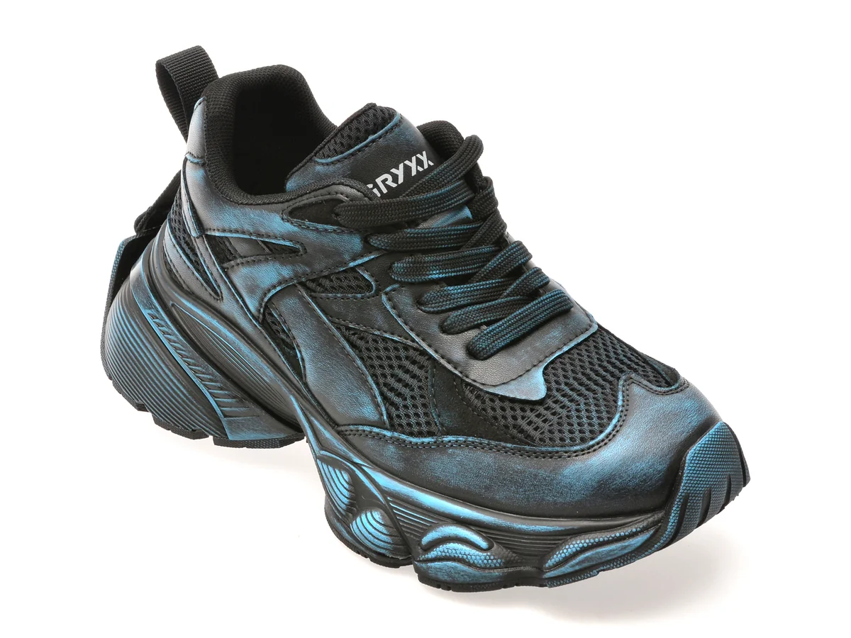 Pantofi sport GRYXX negri, 5001, din material textil
