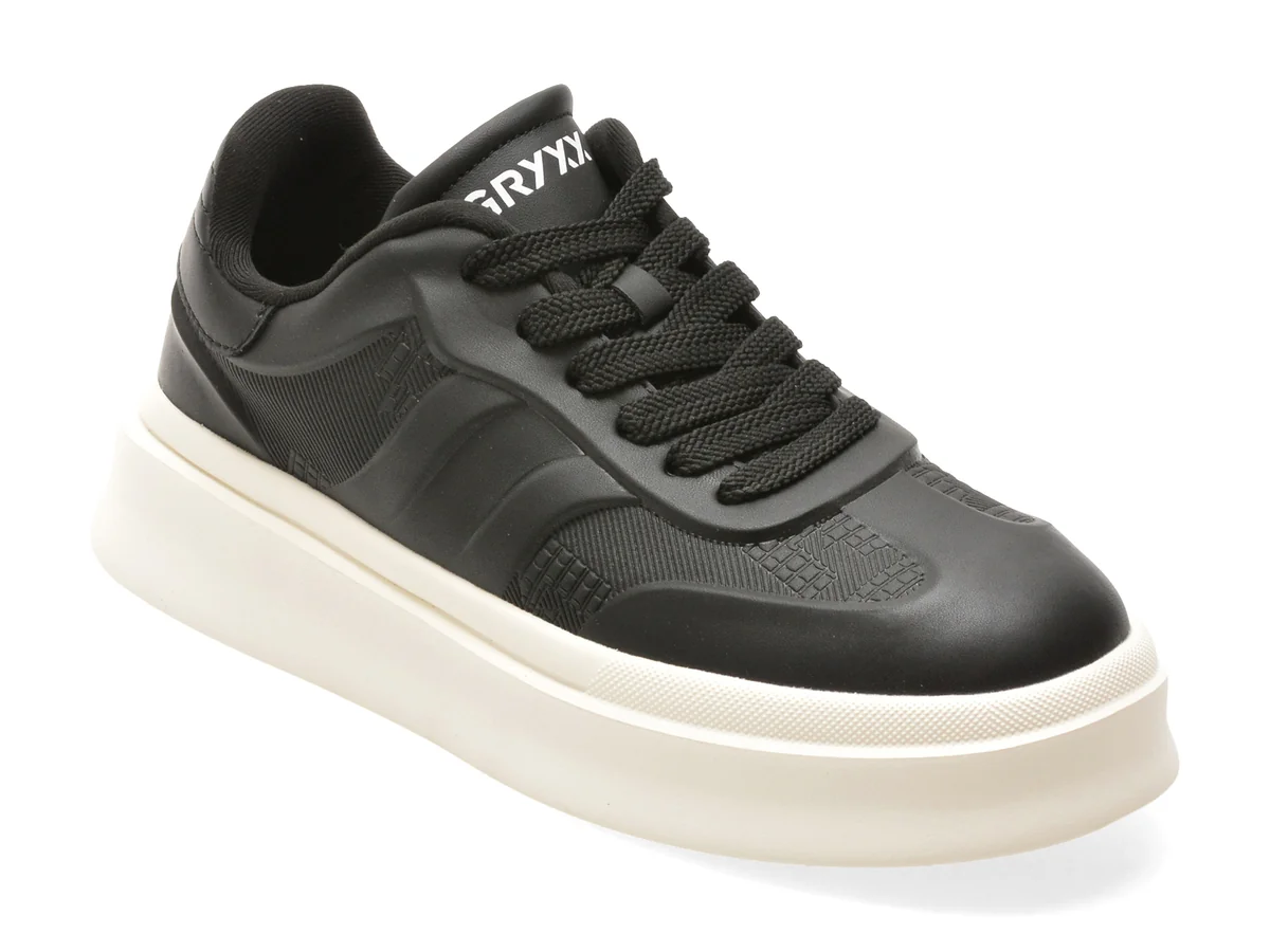 Pantofi sport GRYXX negri, Y2001, din piele naturala