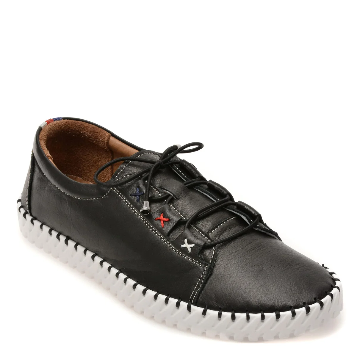 Pantofi sport GRYXX negri, EV2950, din piele naturala