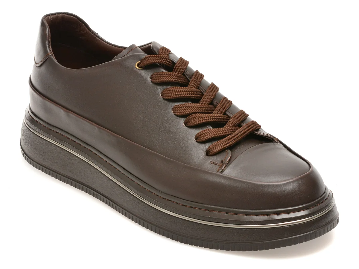 Pantofi sport GRYXX maro, TRLT12, din piele naturala