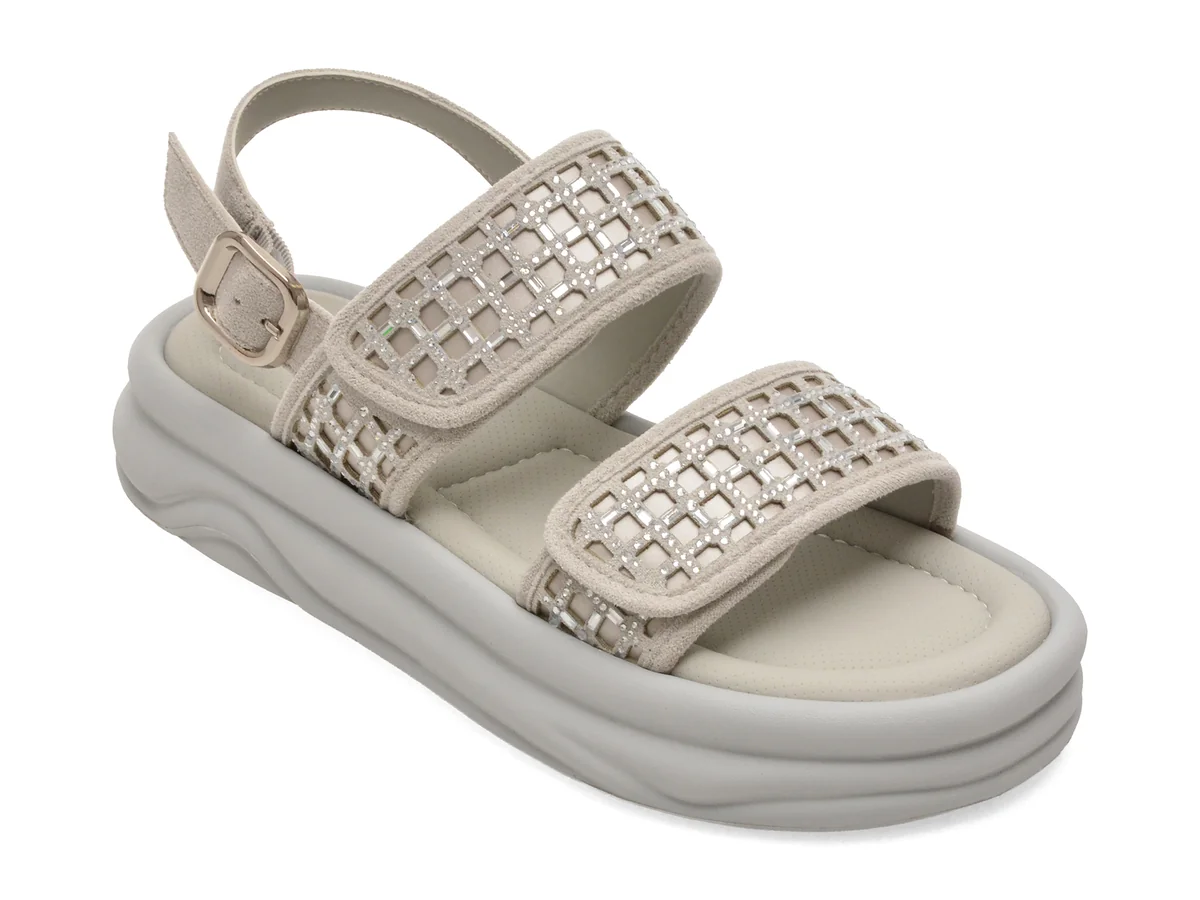 Sandale GRYXX gri, 710, din material textil