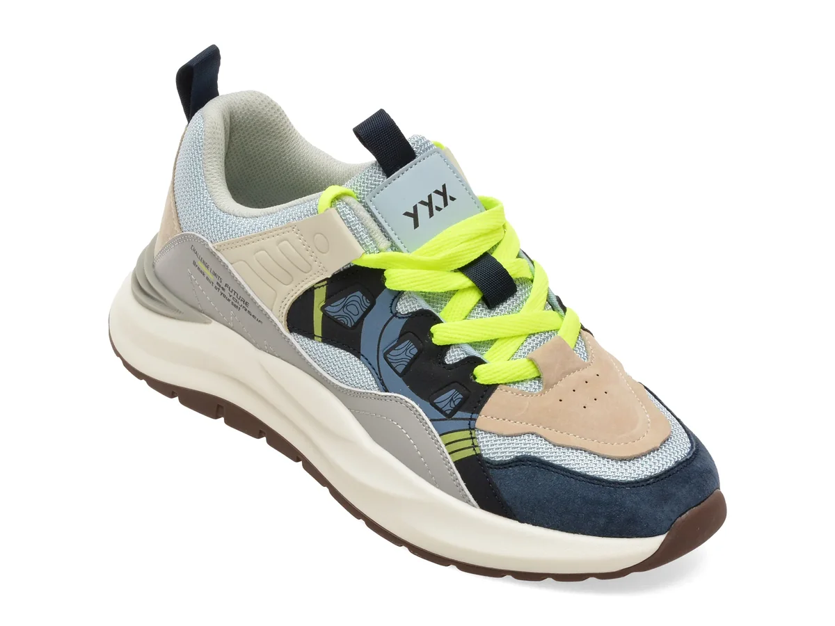 Pantofi sport GRYXX gri, 26005, din material textil