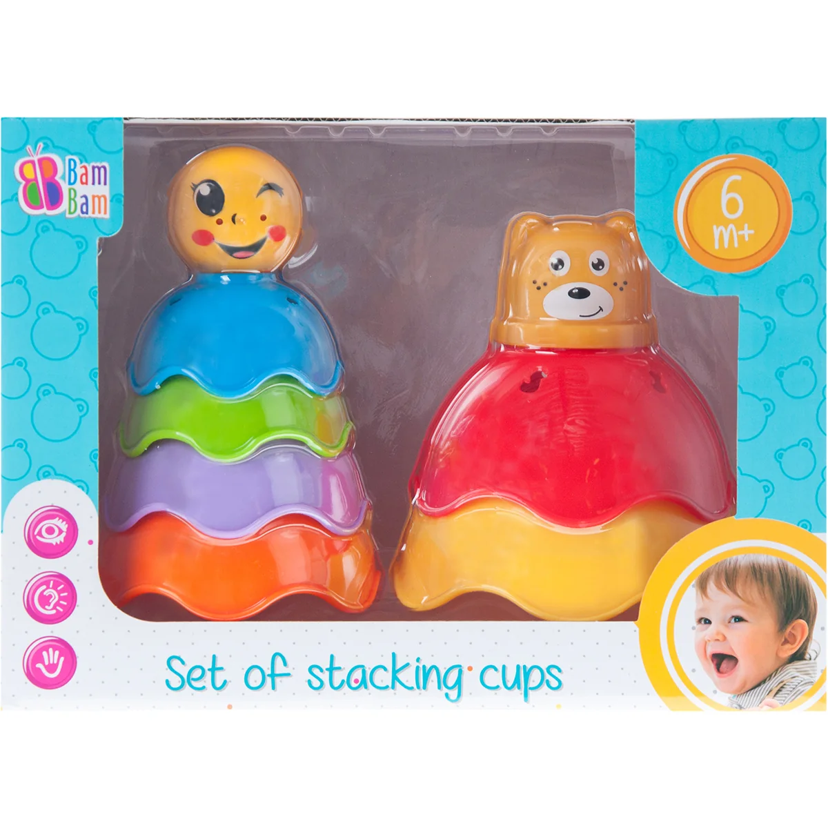 Set de cupe pentru stivuit BamBam