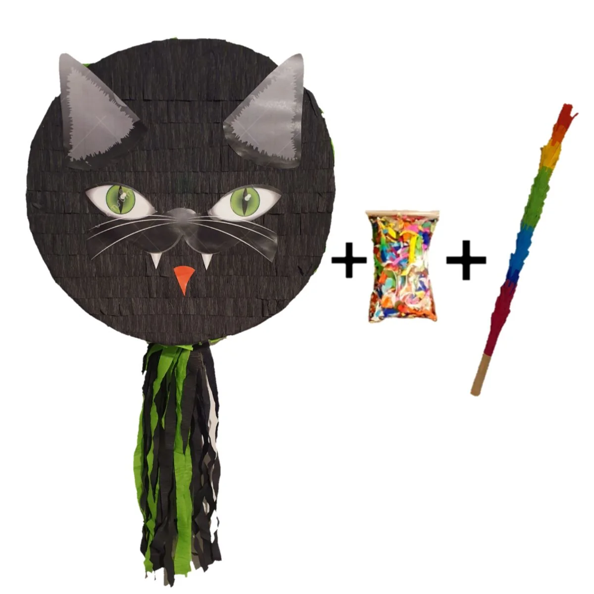Pinata cu bat si confetti Pisica Malefica, PinaStar