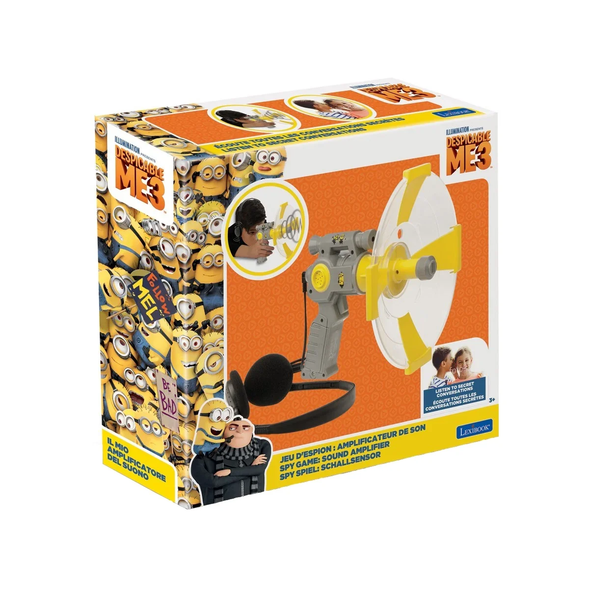Set amplificator sunet si casti, Lexibook, Despicable Me