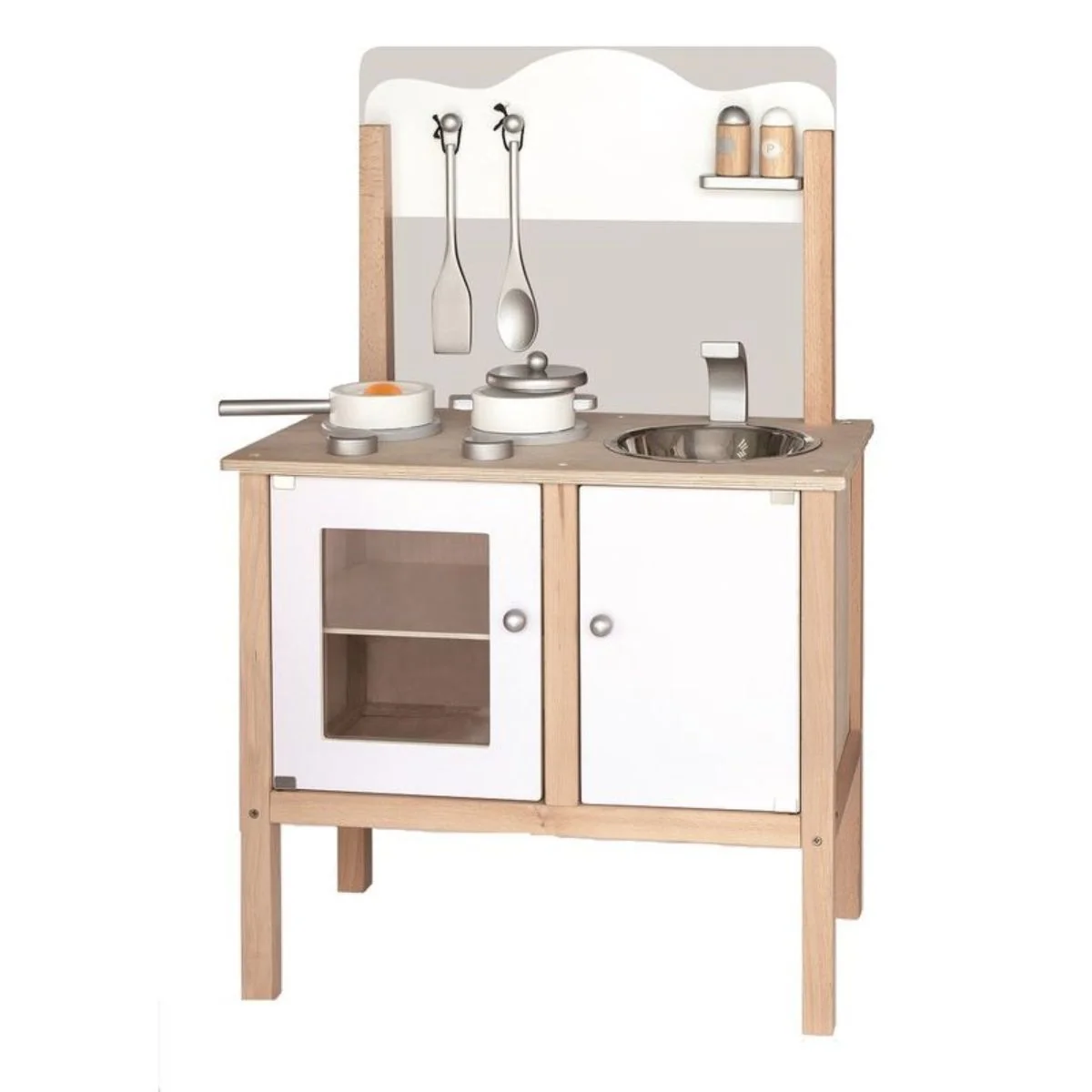 Bucatarie alba cu accesorii, Viga, 83 cm