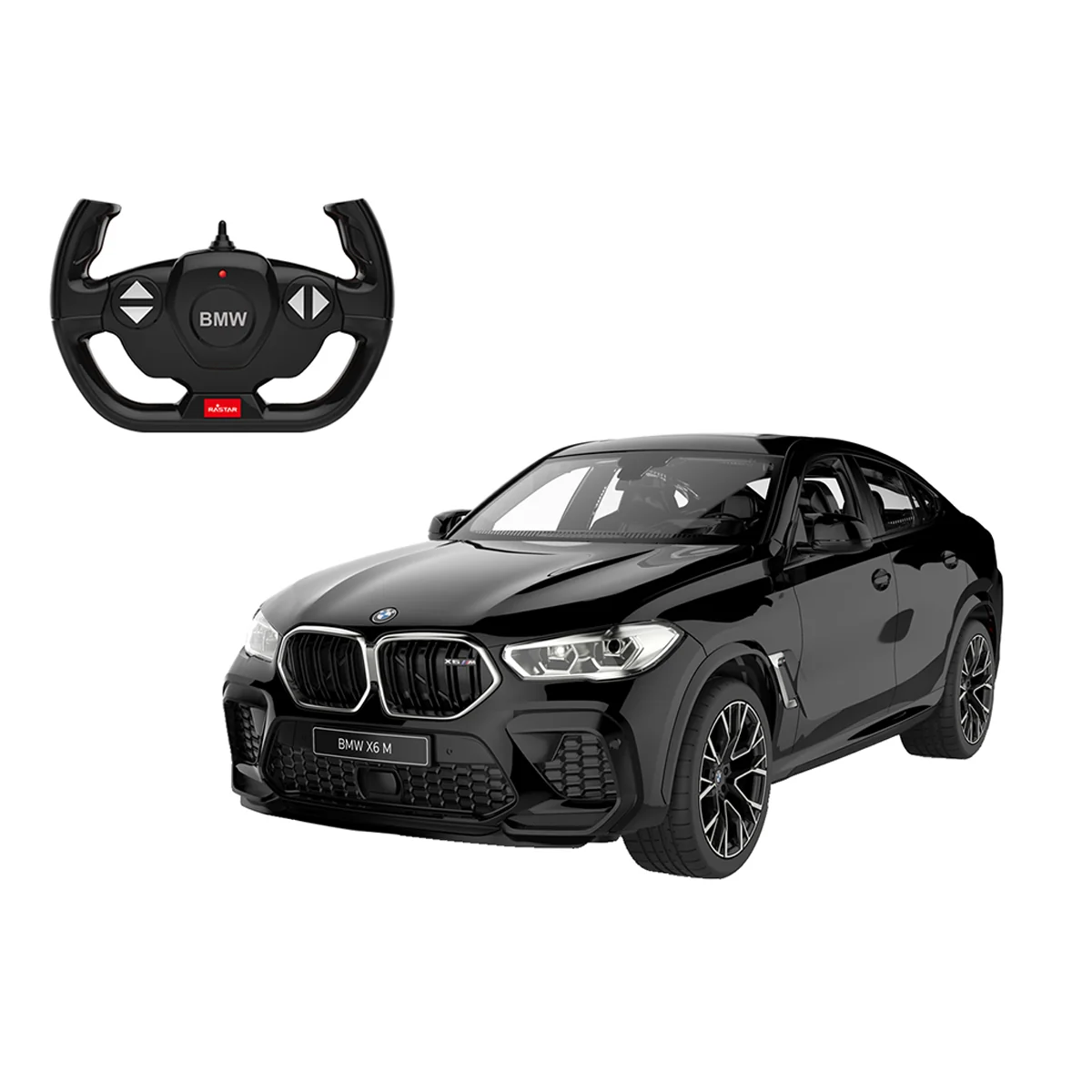 Masinuta cu telecomanda, Rastar BMW X6 M, Negru 1:14