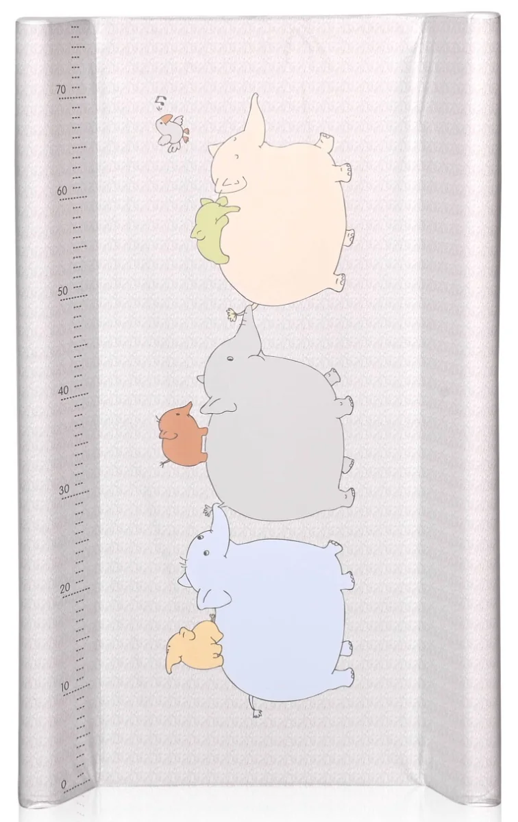 Saltea de infasat cu intaritura, Lorelli, 50 x 71 cm, Grey