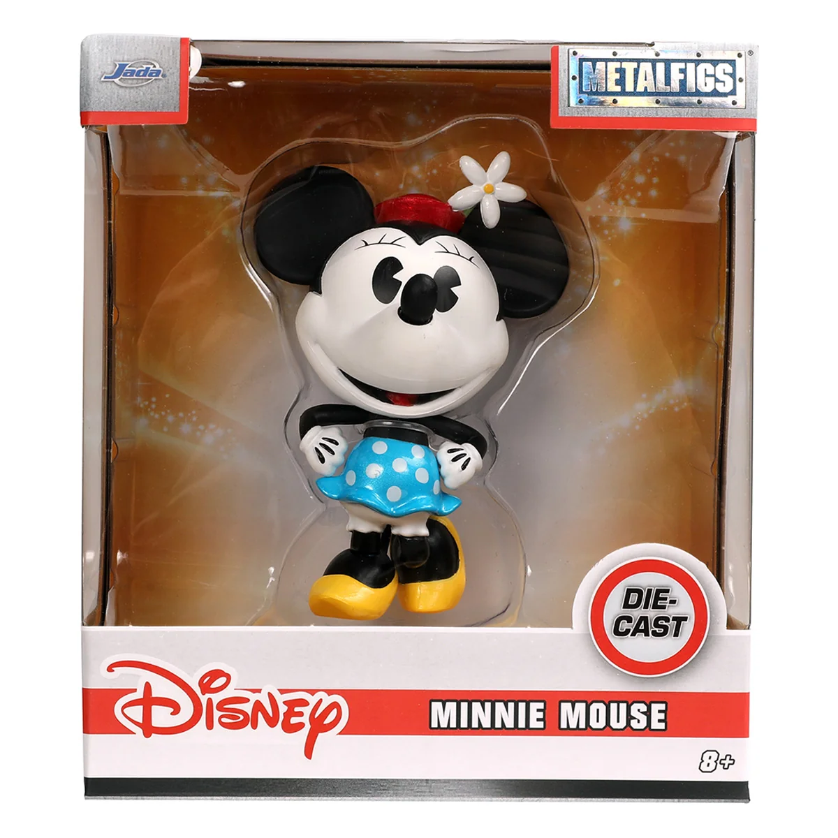 Figurina metalica, Jada, Disney Minnie Mouse, 10 cm