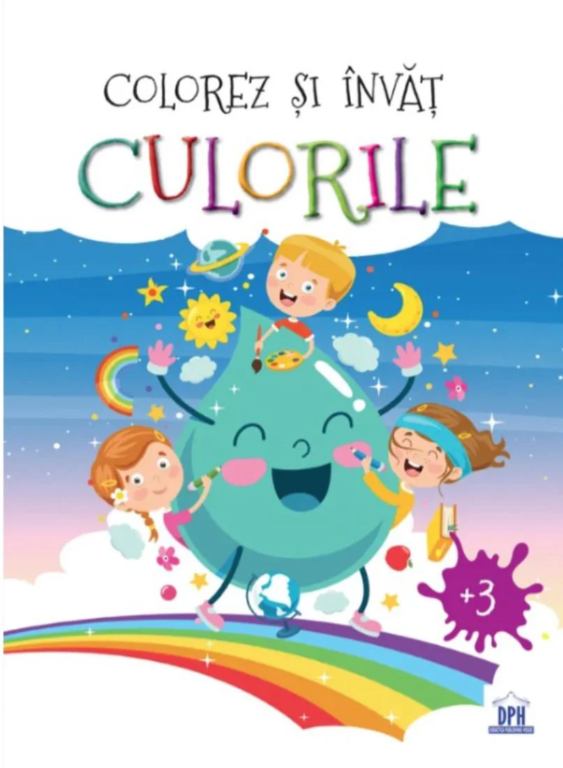 Colorez si invat culorile