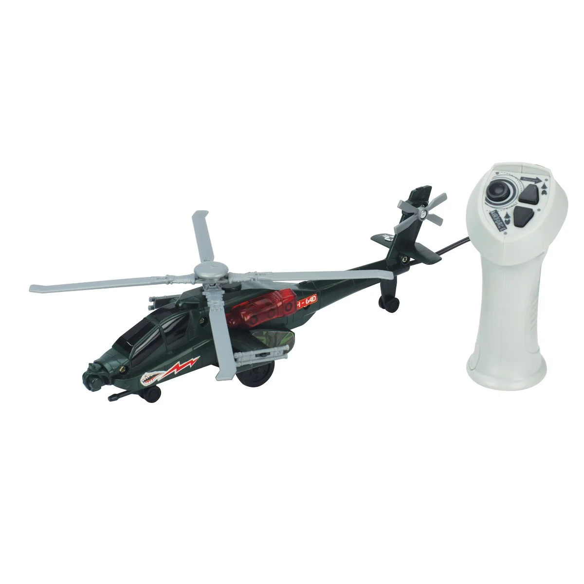 Elicopter de lupta cu telecomanda cu fir, Air Forces, Negru