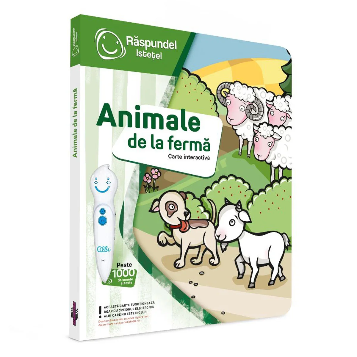 Carte interactiva, Raspundel Istetel, Animale de la ferma