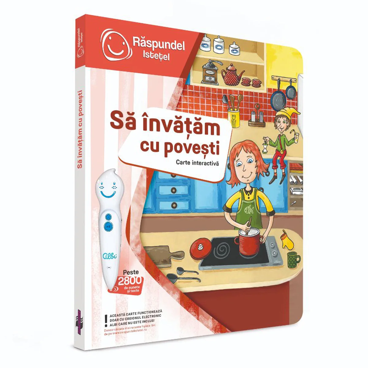 Carte interactiva, Raspundel Istetel, Invatam cu povesti
