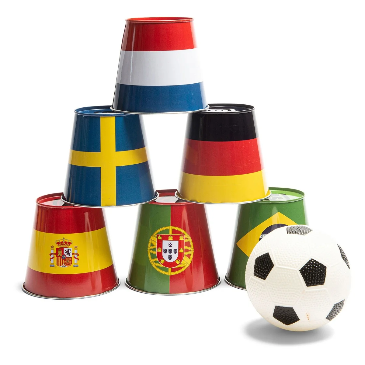 Fotbal cu conserve, joc de tras la tinta, BS Toys