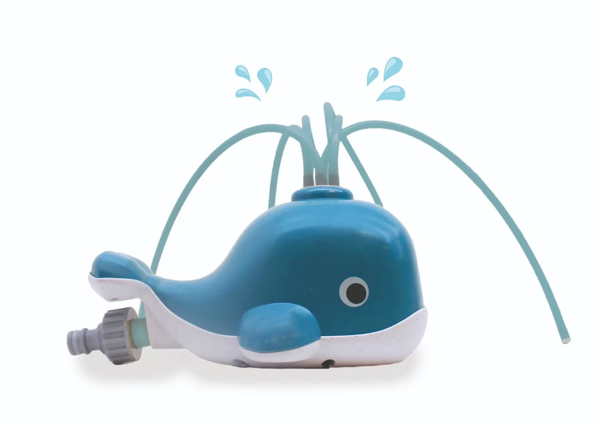 Balena stropitoare cu apa, materiale eco, BS Toys