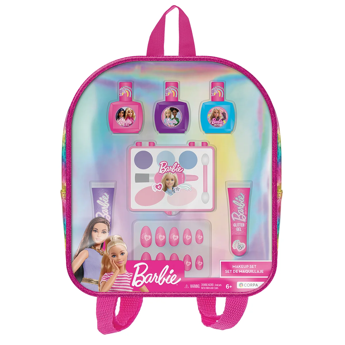 Set de machiaj in rucsac, Barbie