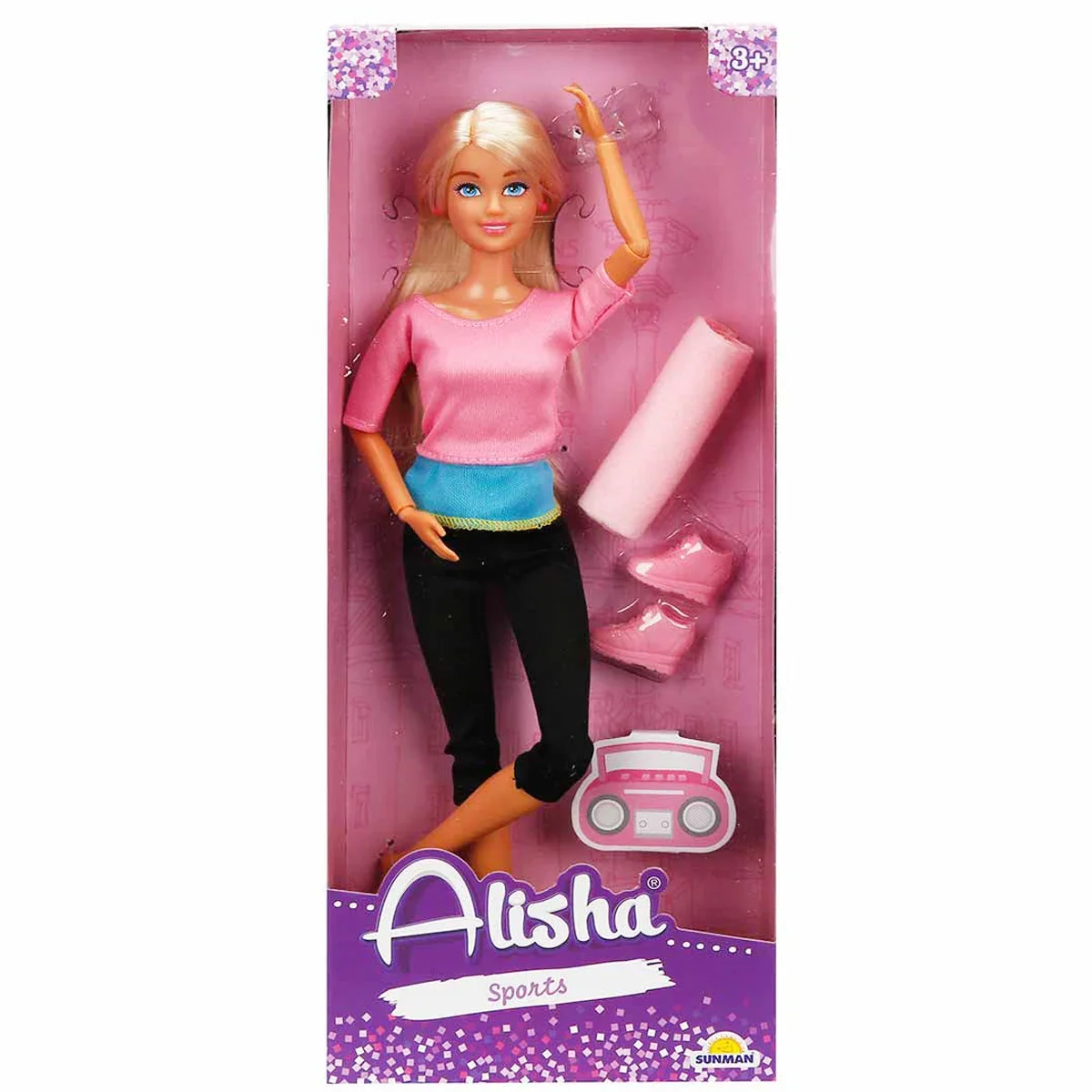 Papusa Alisha, in tinuta sport