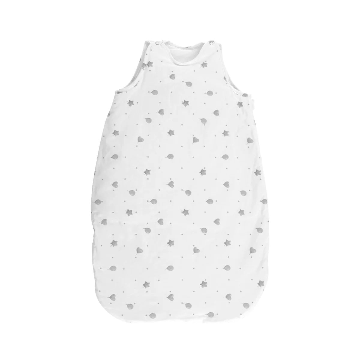 Sac de dormit de iarna, Lorelli, Bumbac Ranforce, Train Grey, 85 cm