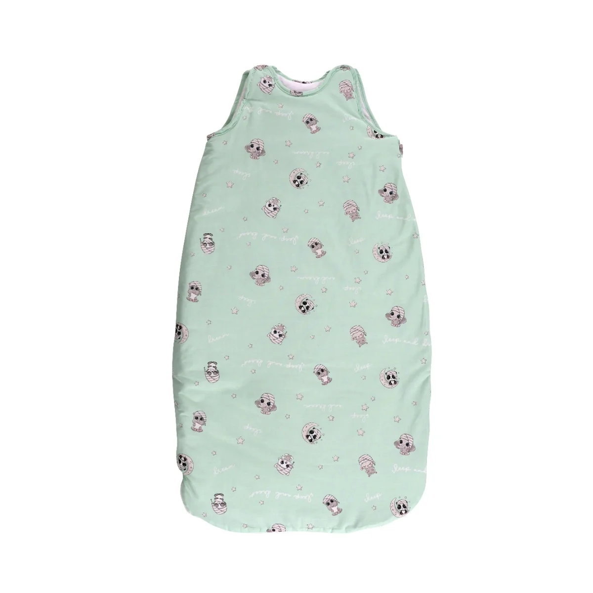 Sac de dormit de iarna, Lorelli, Bumbac Ranforce, Friends Green,  95 cm