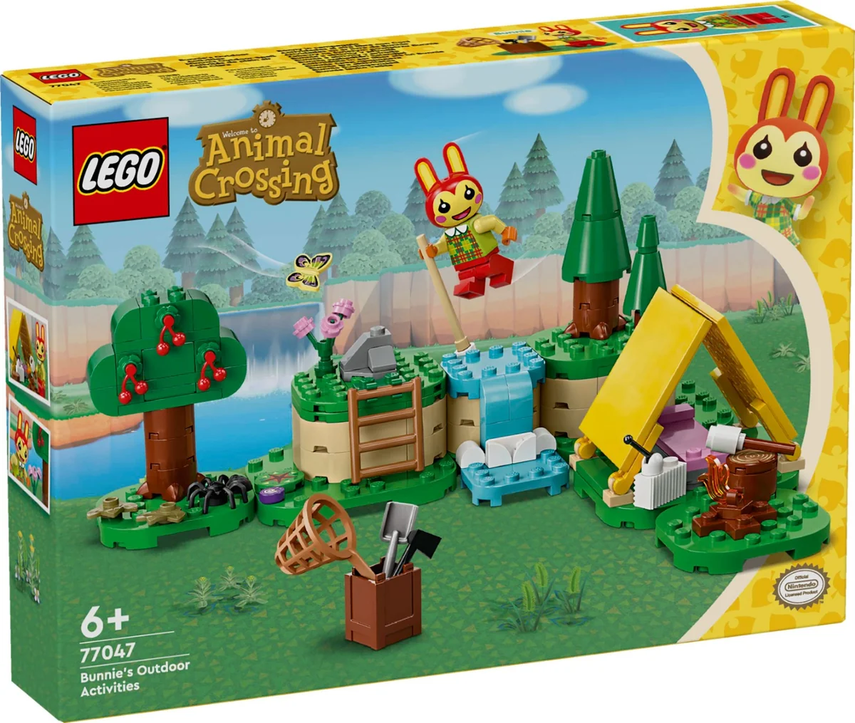 LEGO® Animal Crossing - Activitatile in aer liber ale lui Bunnie (77047)