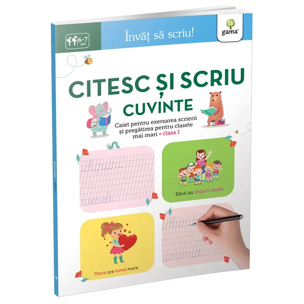 Citesc si scriu cuvinte 6-7 ani, Invat sa scriu!