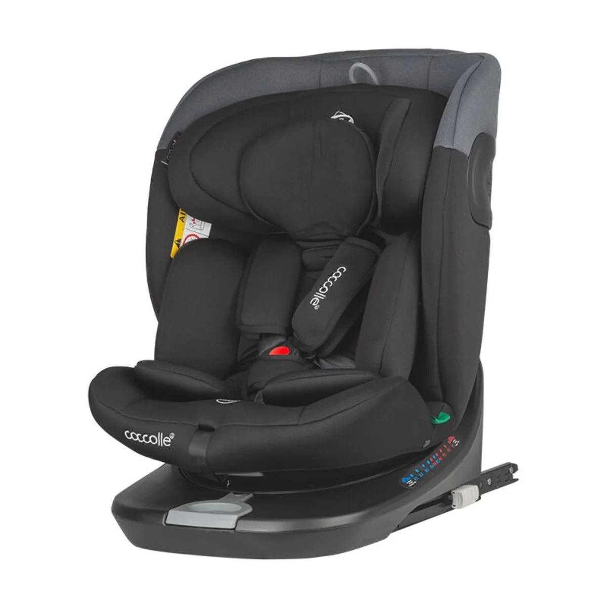 Scaun auto rotativ, Coccolle Atira, iSize 40-150 cm, Diamond Black