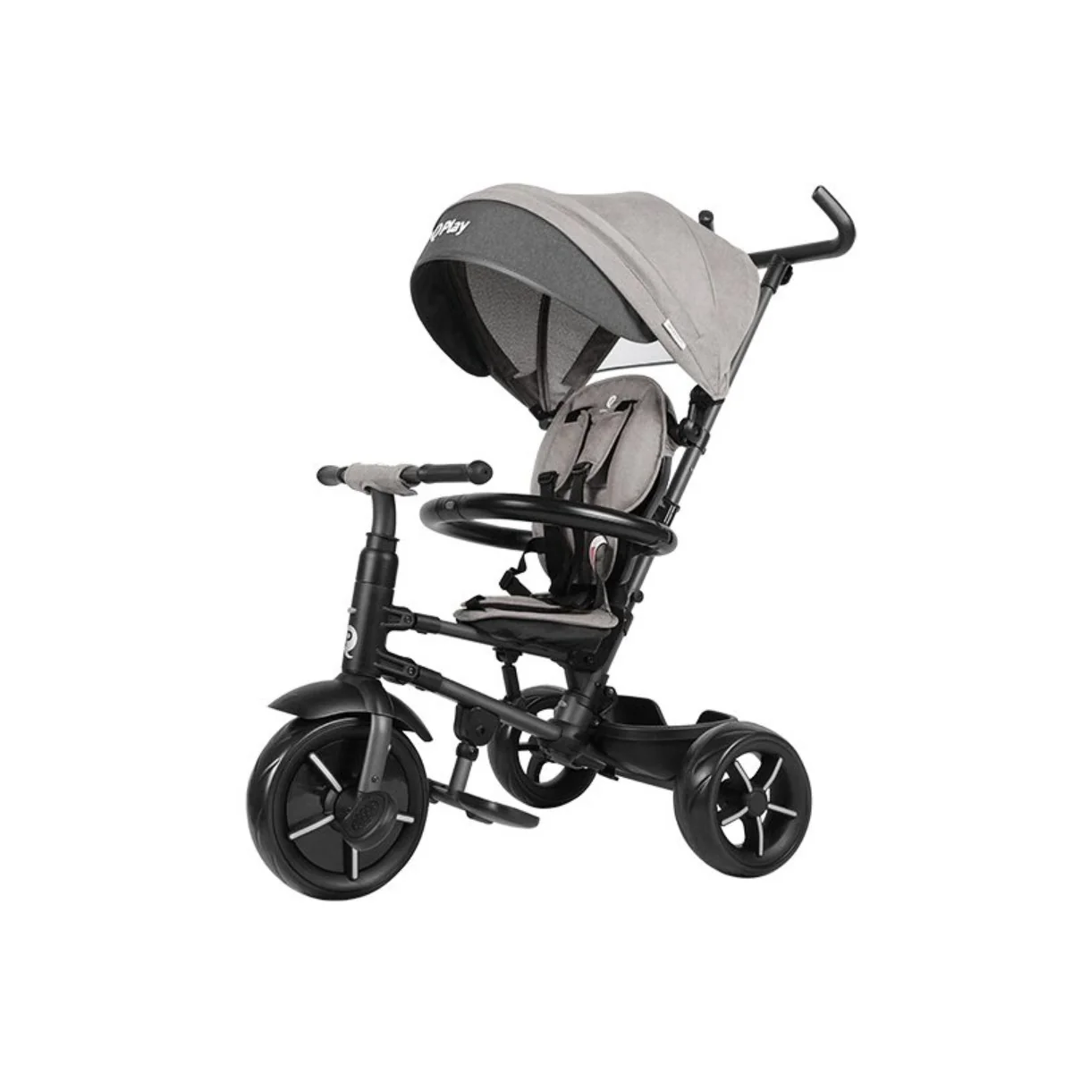 Tricicleta pliabila, Qplay Rito Star, Gri